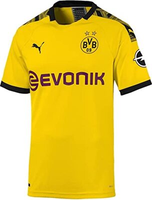 PUMA Herren BVB Home Shirt Authentic with Evonik with Opel Trikot bei Amazon bestellen