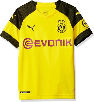 PUMA Herren BVB Home Shirt Replica Jr with Evonik Logo Hemd bei Amazon bestellen