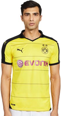 Alle Details zum Fußball-Trikot PUMA Herren Trikot BVB Home Replica Shirt with Sponsor Trikot und ähnlichen Trikots