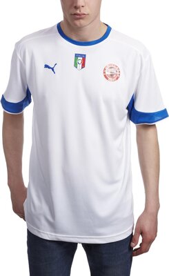 Alle Details zum Fußball-Trikot PUMA Italien Fan-Shirt Italia Jersey weiß Azzurri Shirt und ähnlichen Trikots