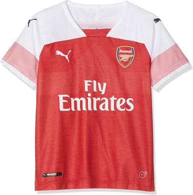 Puma Kinder Arsenal FC Home Shirt Replica Ss Kids mit EPL Sponsor Logo Trikot bei Amazon bestellen