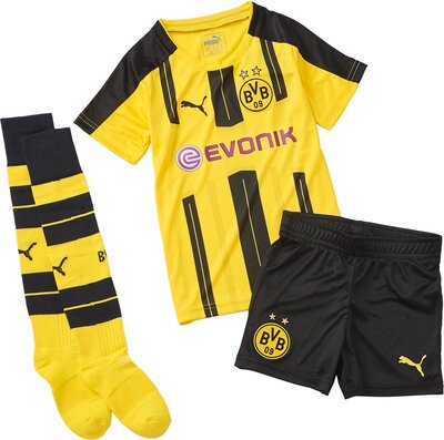 PUMA Kinder Set BVB Home Minikit with Sponsor Logo Babyset bei Amazon bestellen