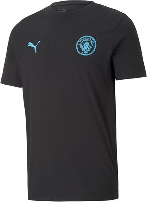 Alle Details zum Fußball-Trikot PUMA Manchester City Essentials Kinder Tee | Kinder Sport Shirt - Regular Fit Football Trikot Kids und ähnlichen Trikots