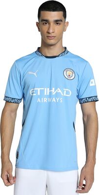 Alle Details zum Fußball-Trikot PUMA Manchester City Home Jersey 2024/25 Season - Replica - Men - Team Light Blue und ähnlichen Trikots