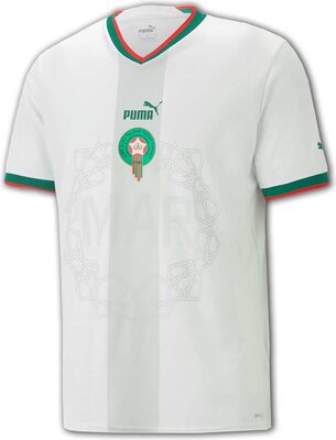 Alle Details zum Fußball-Trikot PUMA Marokko WM 2022 Away Trikot Herren und ähnlichen Trikots