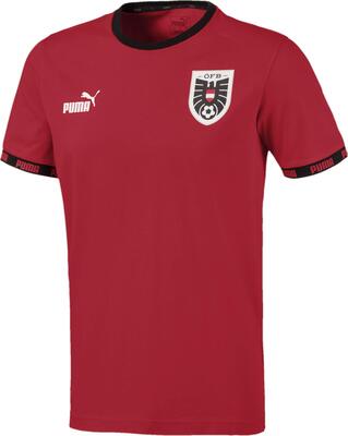 PUMA ÖFB FtblCulture Tee rot Österreich T-Shirt Fan Jersey Austria EM WM bei Amazon bestellen