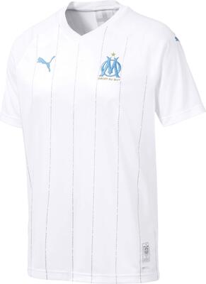 PUMA Olympique de Marseille Herren Replica Heimtrikot Puma White-Bleu Azur XS bei Amazon bestellen