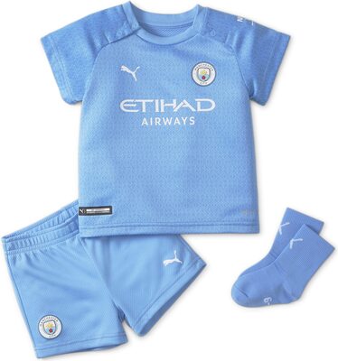 PUMA Unisex Baby Mcfc Home Babykit With Sponsor Logo With Socks With Hanger Shirt bei Amazon bestellen