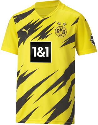 Alle Details zum Fußball-Trikot PUMA Unisex, BVB HOME Trikot Replica 20/21 T-shirt und ähnlichen Trikots