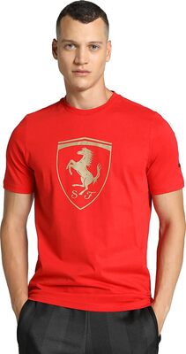 PUMA Unisex Ferrari Race Tonal Big Shield Tee t-Shirt bei Amazon bestellen