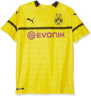 PUMA Unisex Kinder BVB Cup Shirt Replica Jr with Evonik Logo Without Opel Logo Trikot bei Amazon bestellen