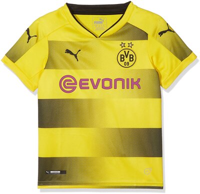 PUMA Unisex Kinder BVB Kids Home Replica Shirt with Sponsor Logo Fußball T-Shirt bei Amazon bestellen