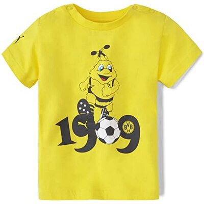 Alle Details zum Fußball-Trikot PUMA Unisex Kinder, BVB Minicats Graphic Tee T-shirt und ähnlichen Trikots