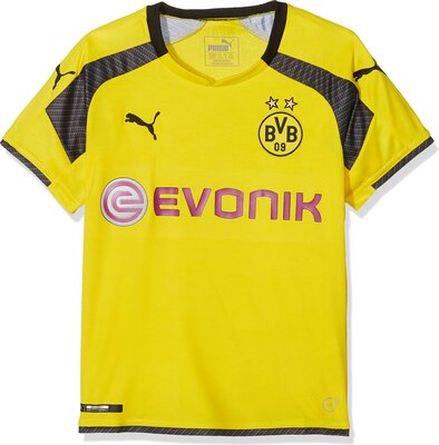 PUMA Unisex Kinder Trikot BVB International Replica Shirt with Sponsor Logo Trikot bei Amazon bestellen