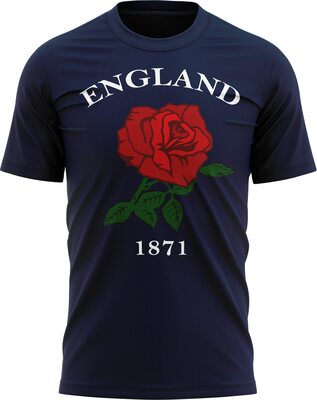 Purple Print House England 1871 Rugby-T-Shirt, England Geburtstagsgeschenke für englischen Rugby-Fan, Rote Rose, Turnier-Outfit, Geschenkidee, National-Shirts für Männer, Frauen und Kinder bei Amazon bestellen