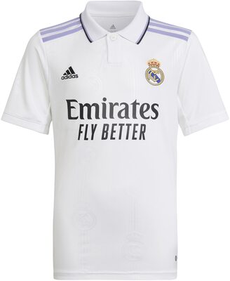 Alle Details zum Fußball-Trikot Real Madrid, Kurzarm-Trikot Jungen, Saison 2022/23 Offizielle Heimtrikot und ähnlichen Trikots