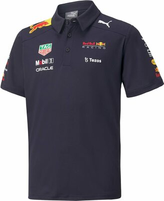 Red Bull Racing - Offizielle Formel 1 Merchandise Kollektion - Kinder 2022 Team Polo - Dunkelblau - Größe 116 bei Amazon bestellen