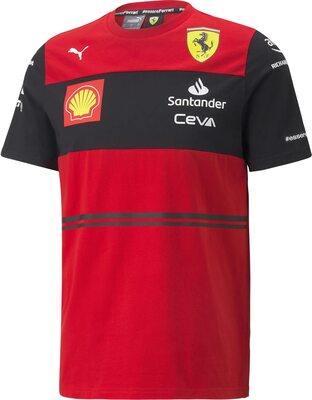 Scuderia Ferrari - Offizielle Formel 1 Merchandise 2022 Kollektion - 2022 Team T-Shirt - Rot - Größe: L bei Amazon bestellen