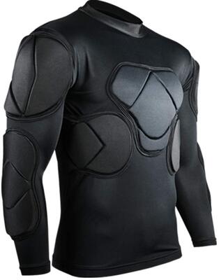 Shinestone Torwarthand-Hose für Erwachsene, BodyShield, gepolstert, Kompressionshemd, Hose und Shorts mit Schwammschutz für Fußball, Baseball usw. bei Amazon bestellen