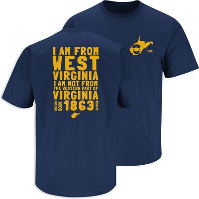 Alle Details zum Fußball-Trikot Smack Apparel West Virginia Fußball-Fans. I'm from West Virginia. T-Shirt, Marineblau, Größe S - 5 und ähnlichen Trikots