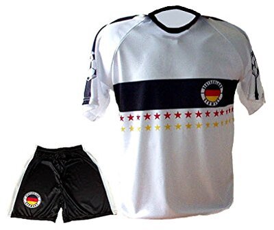 Spielfussballshop Deutschland Trikot Stars Hose mit Wunschname Nummer Kinder Größen bei Amazon bestellen