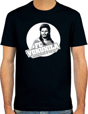 SpielRaum T-Shirt Mike Werner, FC Vokuhila ::: Farbauswahl: deepred, schwarz, Oliv oder Navy ::: Größen: S-XXL ::: Fußball-Kult bei Amazon bestellen