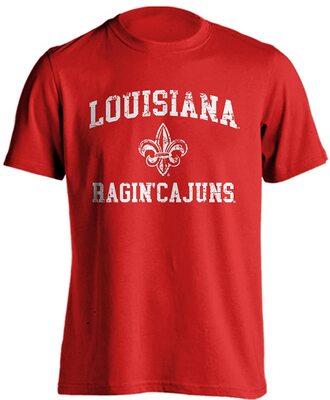 Sport Your Gear Louisiana Ragin' Cajuns Distressed Retro T-Shirt bei Amazon bestellen