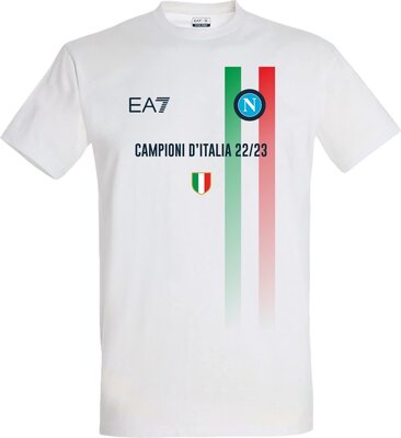 Alle Details zum Fußball-Trikot SSC Napoli CELEBRATIVE T-Shirt Italian Champions 22/23, Child und ähnlichen Trikots