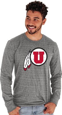 The Blue Brand Herren Tri-Blend Long Sleeve T-Shirt Vintage Icon Heather Grey T-Shirt (1er Pack) bei Amazon bestellen