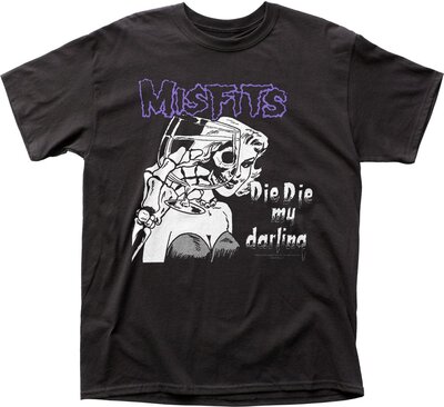 The Misfits die die My Darling T-Shirt für Erwachsene, Schwarz bei Amazon bestellen