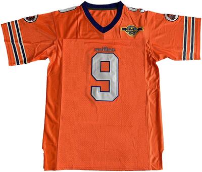The Waterboy # 9 Bobby Boucher Adam Sandler 50. Jahrestag Film Mud Dogs Bourbon Bowl Fußballtrikot für Herren bei Amazon bestellen