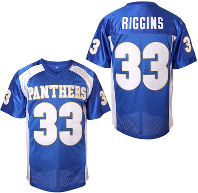 Tim Riggins Trikot 33 Friday Night Lights High School Fußballtrikot für Herren, genäht, Blau, S-3XL bei Amazon bestellen