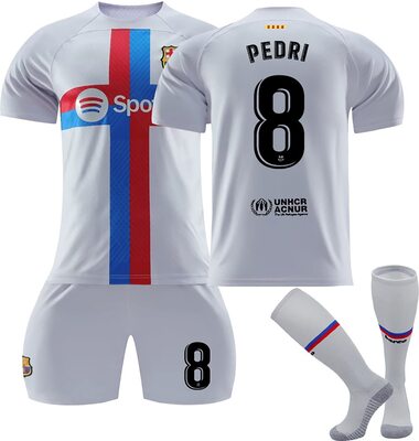 Trikot,Neu Fußball Trikot Nr.10/7/30/25 Stripe Trikot Set Fußballtrikot Kinder/Erwachsene, Sporttraining T-Shirts, Shorts und Socke, FußBall Trikot für Jungen/Herren bei Amazon bestellen
