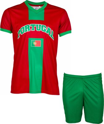 Trikot + Shorts Portugal, Fan-Kollektion, Kindergröße bei Amazon bestellen