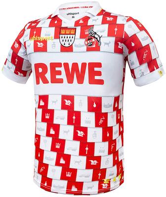 Alle Details zum Fußball-Trikot uhlsport 1. FC Köln Karnevalstrikot 2020/2021 Herren und ähnlichen Trikots