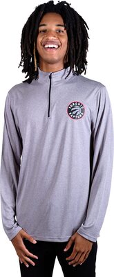 Ultra Game NBA Men's Super Soft Quarter Zip Long Sleeve T-Shirt bei Amazon bestellen