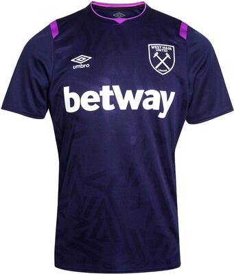 Alle Details zum Fußball-Trikot Umbro Herren West Ham 3rd Jersey S/S Jersey und ähnlichen Trikots