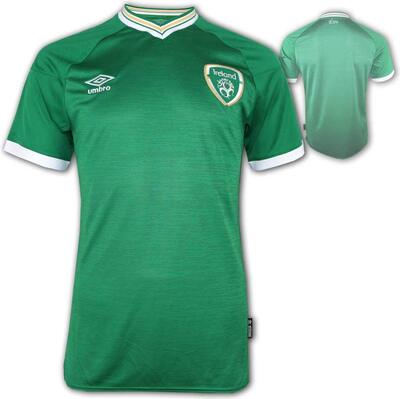 UMBRO Irland Heim Trikot 20-22 grün FAI Ireland Home Shirt Fan Jersey Eire bei Amazon bestellen