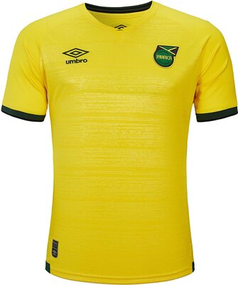 Umbro Jamaica Home Men's Soccer Jersey- 2021/22 (X-Large) Yellow bei Amazon bestellen