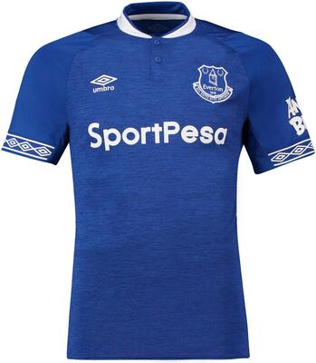 Umbro Men's Everton Short Sleeve Home Soccer Jersey Shirt, Blue Medium bei Amazon bestellen