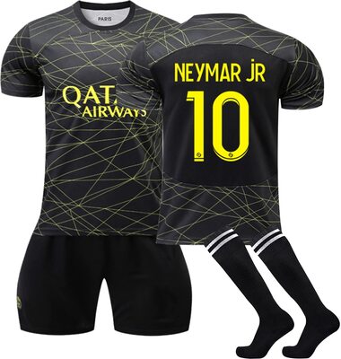Uniqueunsame PSG Trikot Kinder Erwachsene 22/23 Paris Hause/Auswärts Neues Fußball Trikot, PSG Trainingsanzug Fussball Jersey, Jungen Herren Sportshirt, Shorts und Socken PSG Fußballtrikots Set bei Amazon bestellen