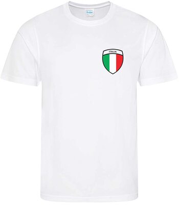 Alle Details zum Fußball-Trikot Varsany Herren Fußballmannschaft Italien T-Shirt 2022 – Nationalflagge Badge Tee – ideal für Cricket, Fußball, Rugby und Fußball-Fans und ähnlichen Trikots