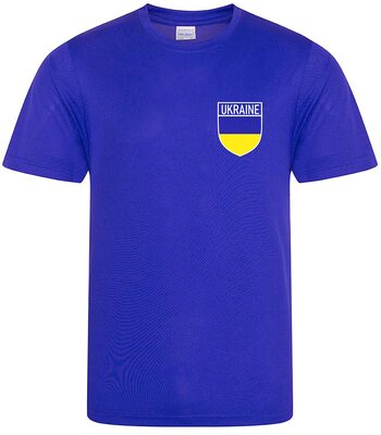 Varsany Herren Fußballmannschaft Ukraine T-Shirt 2022 – Nationalflagge Badge Tee – ideal für Cricket, Fußball, Rugby und Fußball-Fans bei Amazon bestellen
