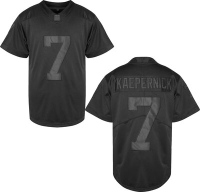 Villa #ImWithKap Colin Kaepernick Trikot 7 IM mit KAP Fußballtrikot Alle genähten Männer Schwarz Weiß Filmtrikot S-3XL bei Amazon bestellen