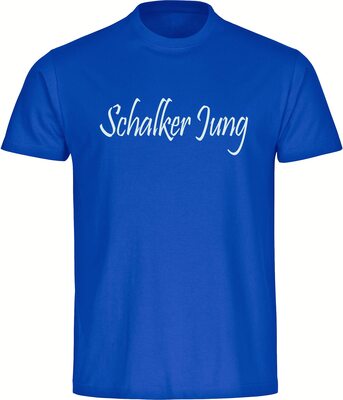 VIMAVERTRIEB® Herren T-Shirt Schalke - Schalker Jung - Männer Shirt Fußball Fanartikel Fanshop bei Amazon bestellen