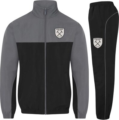 Alle Details zum Fußball-Trikot West Ham United FC - Herren Trainingsanzug - Jacke & Hose - Offizielles Merchandise - Geschenk für Fußballfans und ähnlichen Trikots