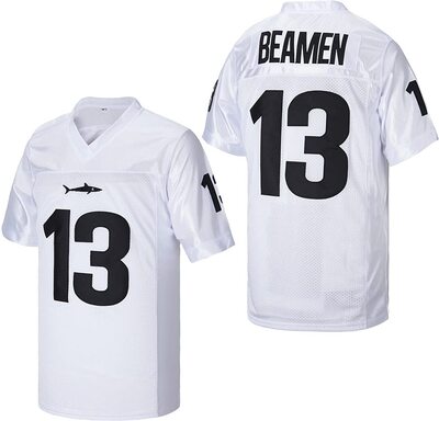Willie Beamen #13 Jamie Foxx Any Given Sunday Sharks Movie Herren Fußballtrikot, genäht bei Amazon bestellen