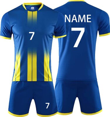 WOOLDS Personifizieren Fussball Trikot Kinder Erwachsene Hemd & Benutzerdefiniert Trikot Jeder Name Nummer Team fußball Geschenke für Jungs bei Amazon bestellen
