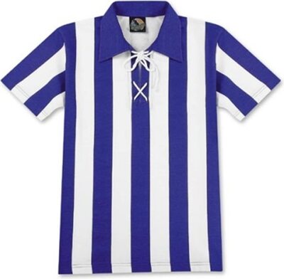 World of Football Traditionstrikot blau-weiß bei Amazon bestellen