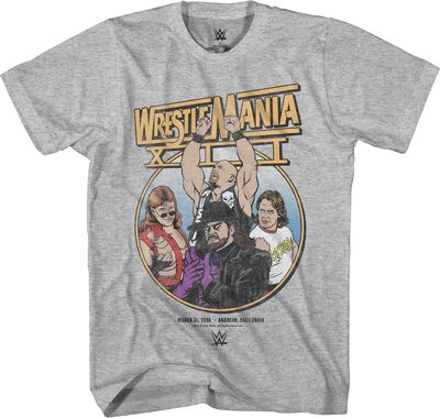 WWE Wrestlemania Retro Stone Cold Steve HBK Austin Piper Undertaker Wrestling Erwachsene T-Shirt bei Amazon bestellen